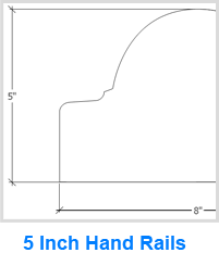 5 Inch Hand Rails